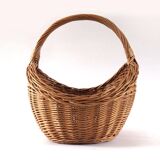 Caramel rattan basket