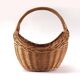 Caramel rattan basket