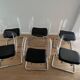 1970s chairs in acrylic and metal designed by Harvey Guzzini.