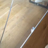Metal and glass desk