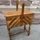 Scandinavian vintage Art Deco worker sewing box sewing box 1950