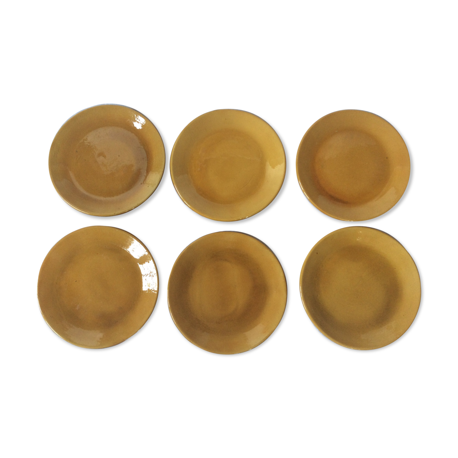 6 vintage Vallauris plates