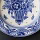 Plate Delft flower basket