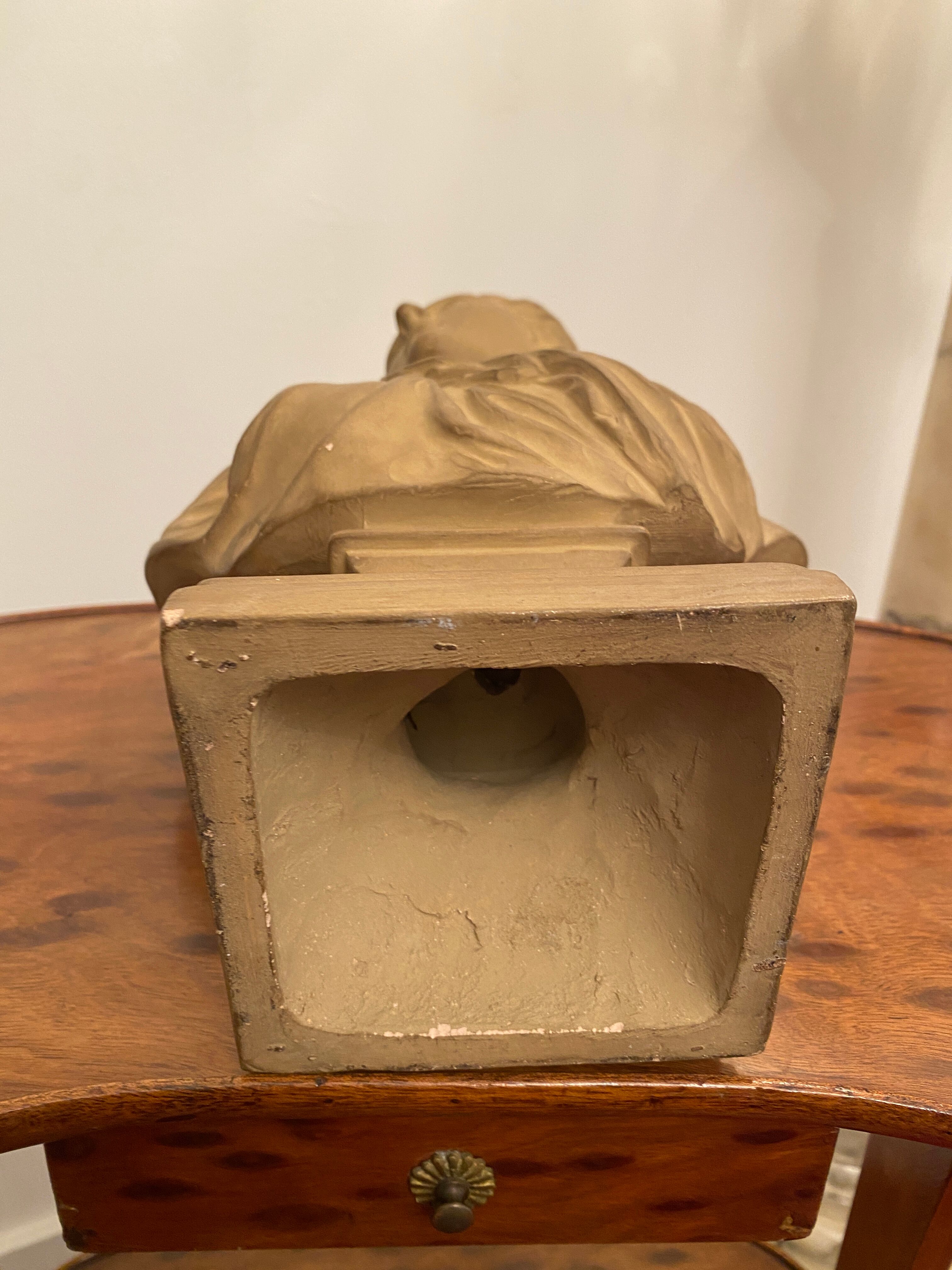 Bust En Terre Cuite Diane Chasseresse d'Apres Houdon Epoque 19th