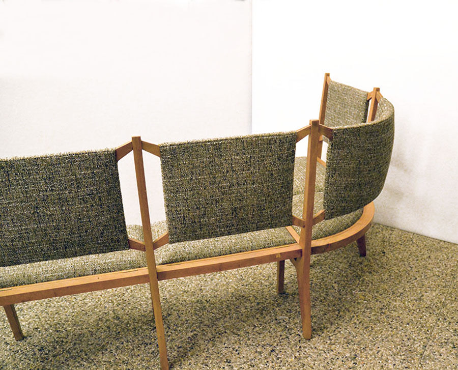 Mid-Century Corner Sofa of Italian Production, 1950s