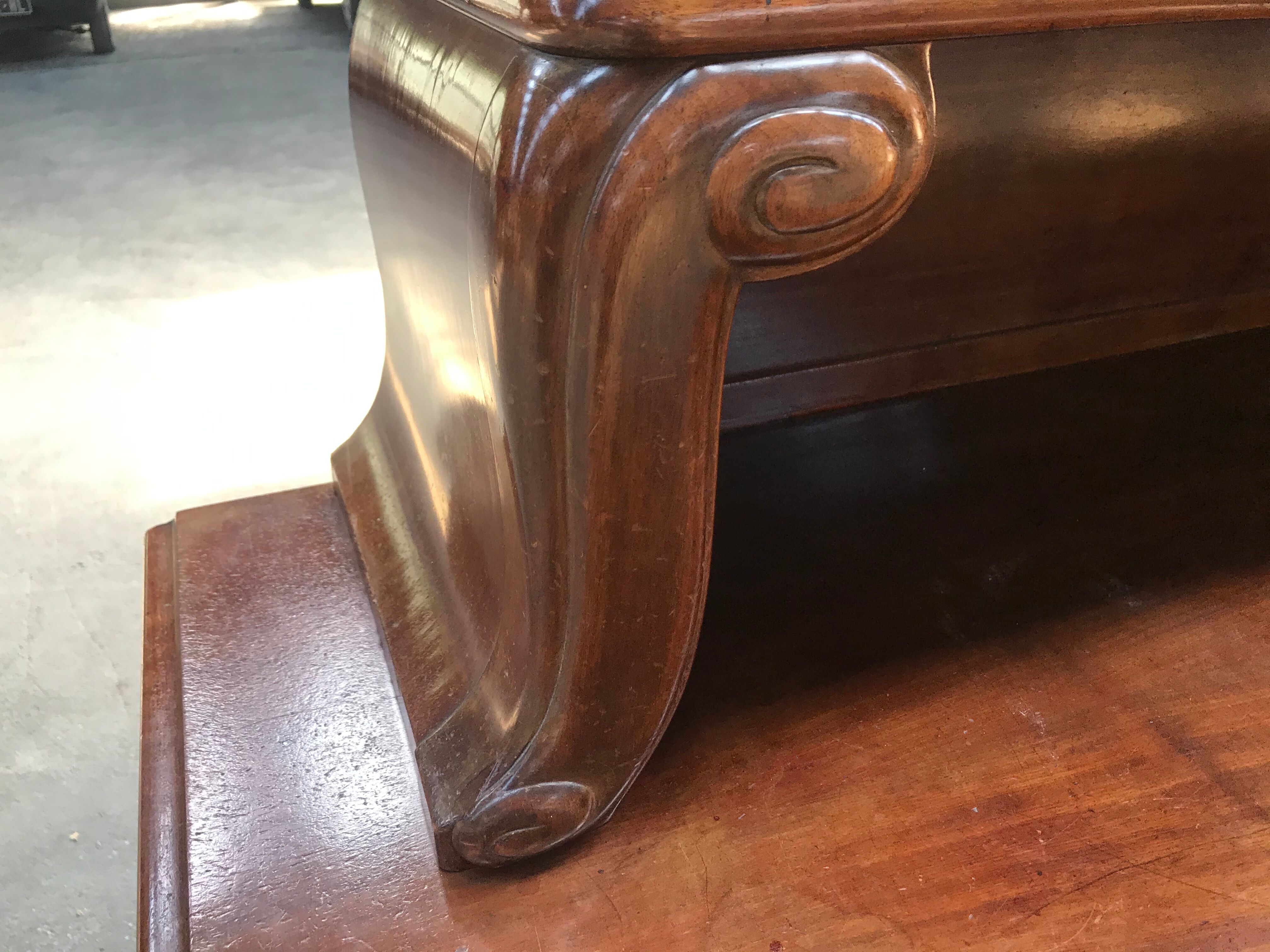 Buffet two English mahogany bodies