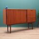 Buffet haut en teck, design danois, années 1960, production : Danemark