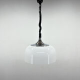 Mid Century White Pendant by Harvey Guzzini for Meblo, Italy