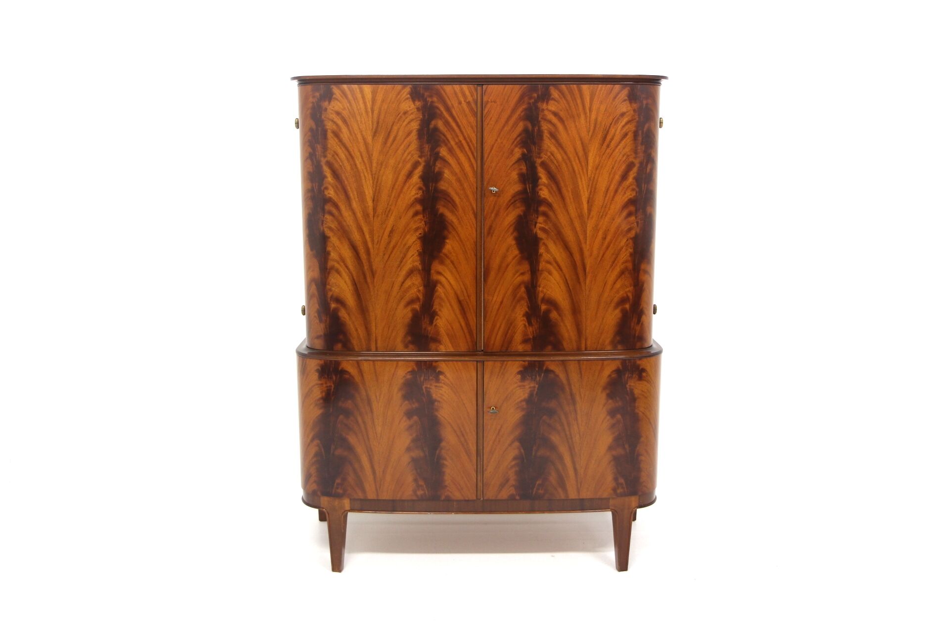 Scandinavian mahogany wardrobe, Swedish Modern, Sweden, 1940