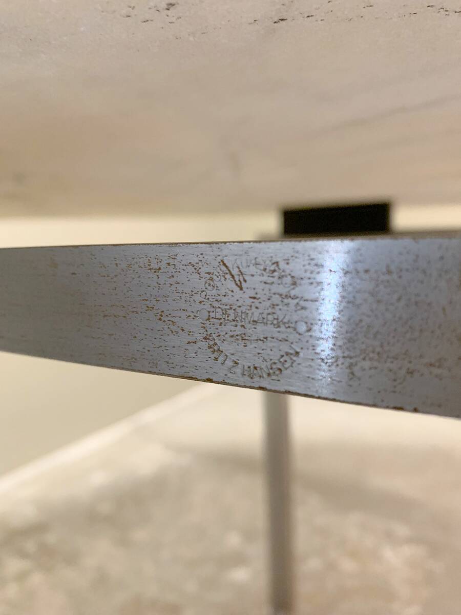 Danish vintage design dining table Poul Kjaerholm Fritz Hansen 'PK 54'