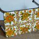 Vintage floral formica footrest stool