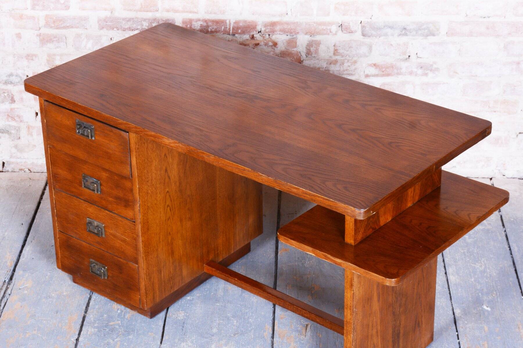 Art Deco Writing Desk by J. Halabala for Up Zavody, 1930s