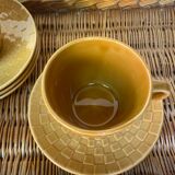Glazed stoneware cups