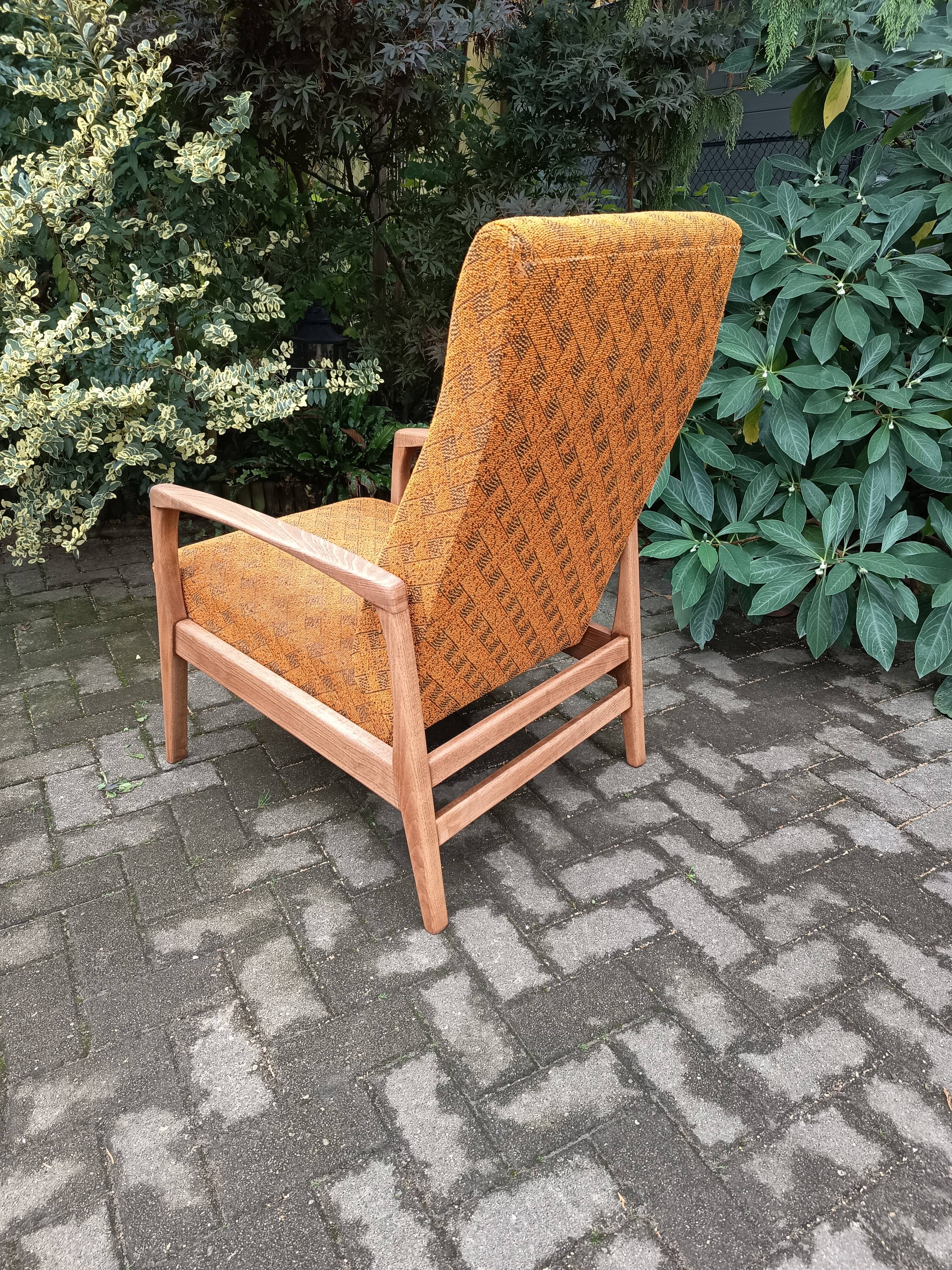 Fauteuil haut scandinave, 1960