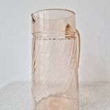 "Rosaline" twisted glass carafe - Luminarc Vintage