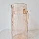 "Rosaline" twisted glass carafe - Luminarc Vintage