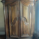 Large Alsatian Louis XV wardrobe in solid walnut – 18th century