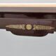 Vintage beech console table with portuguese pink marble top, italy
