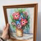 Nature morte bouquet aquarelle sur papier