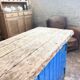 Old large workbench with original patina