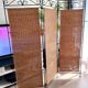 Wrought Iron and Rattan Screen