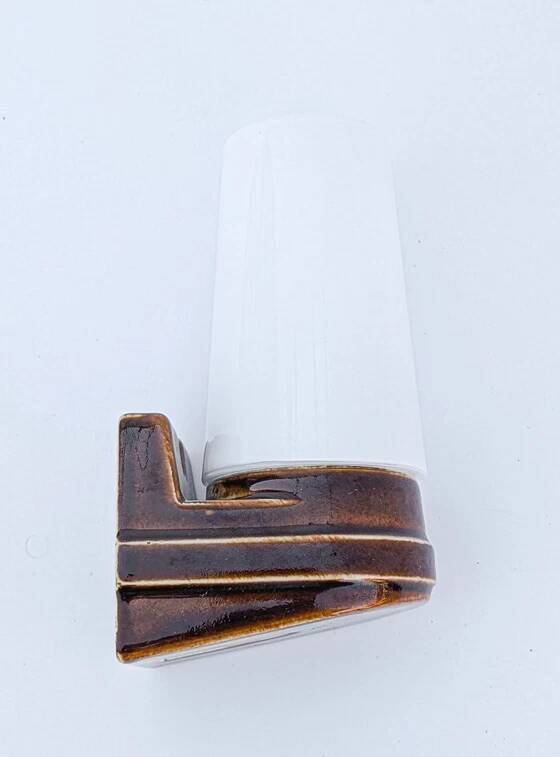 IFÖ 6080 - Sigvard Bernadotte - brown porcelain - Sweden 1960s