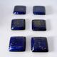 Set of 6 modernist enamel soy dishes by J. Capo Esmaltes, Spain, 1970s