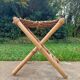 Tabouret rétro bambou