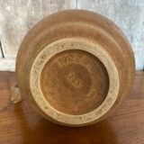 Ancien pichet rhodaceram grès beige made in france vintage