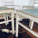 Series of 4 vintage chairs