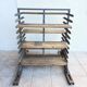 Etagère industrielle Meuble de métier métal et bois