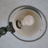 JIELDE 2-arm green lamp, 1960s square foot