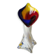 Jack in the Pulpit/Murano Soliflore Vase. Blown glass. Height 19 cm