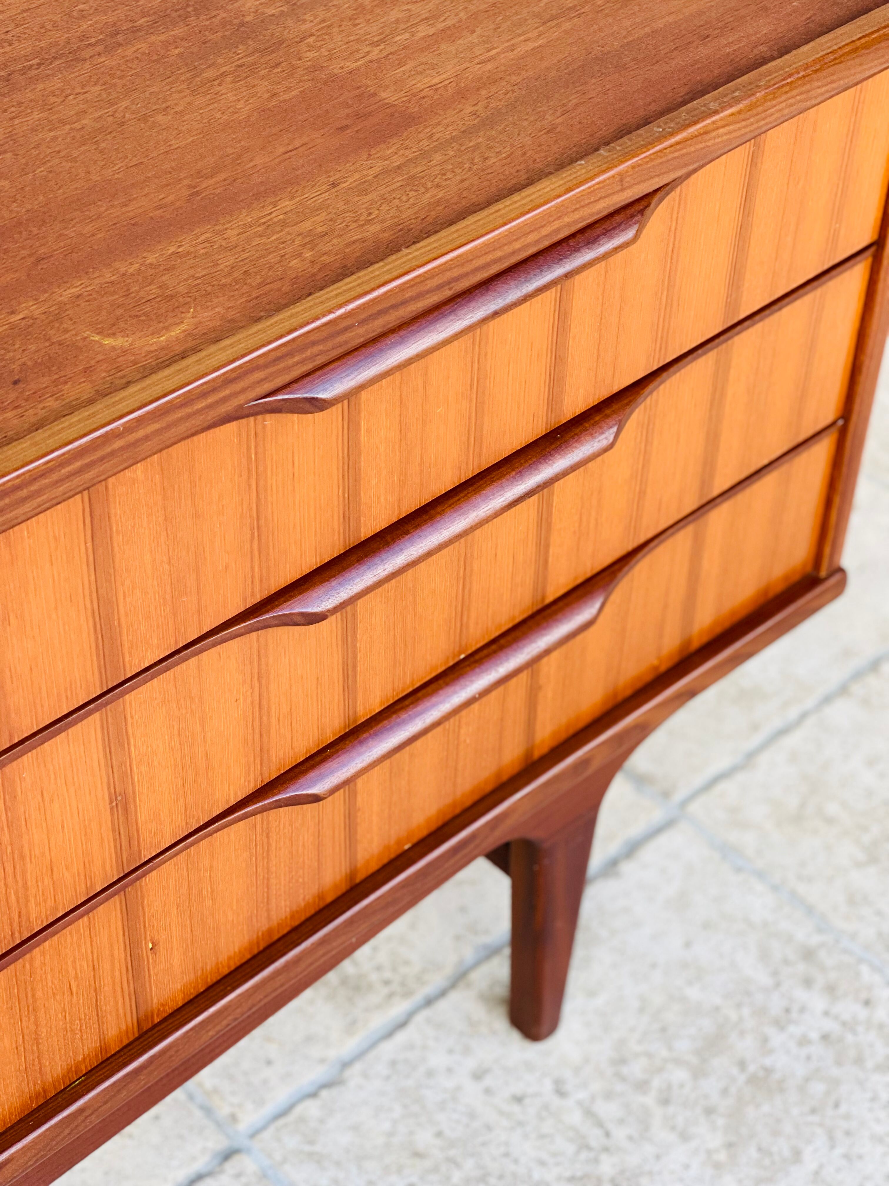 Scandinavian teak row