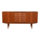 Scandinavian sideboard with louvered drawers, 1950s/60s