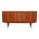Scandinavian sideboard with louvered drawers, 1950s/60s