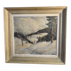 Winter Mountain Painting