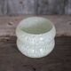 Pair of green Clichy glass lampshades, glass globe for suspension, globe.
