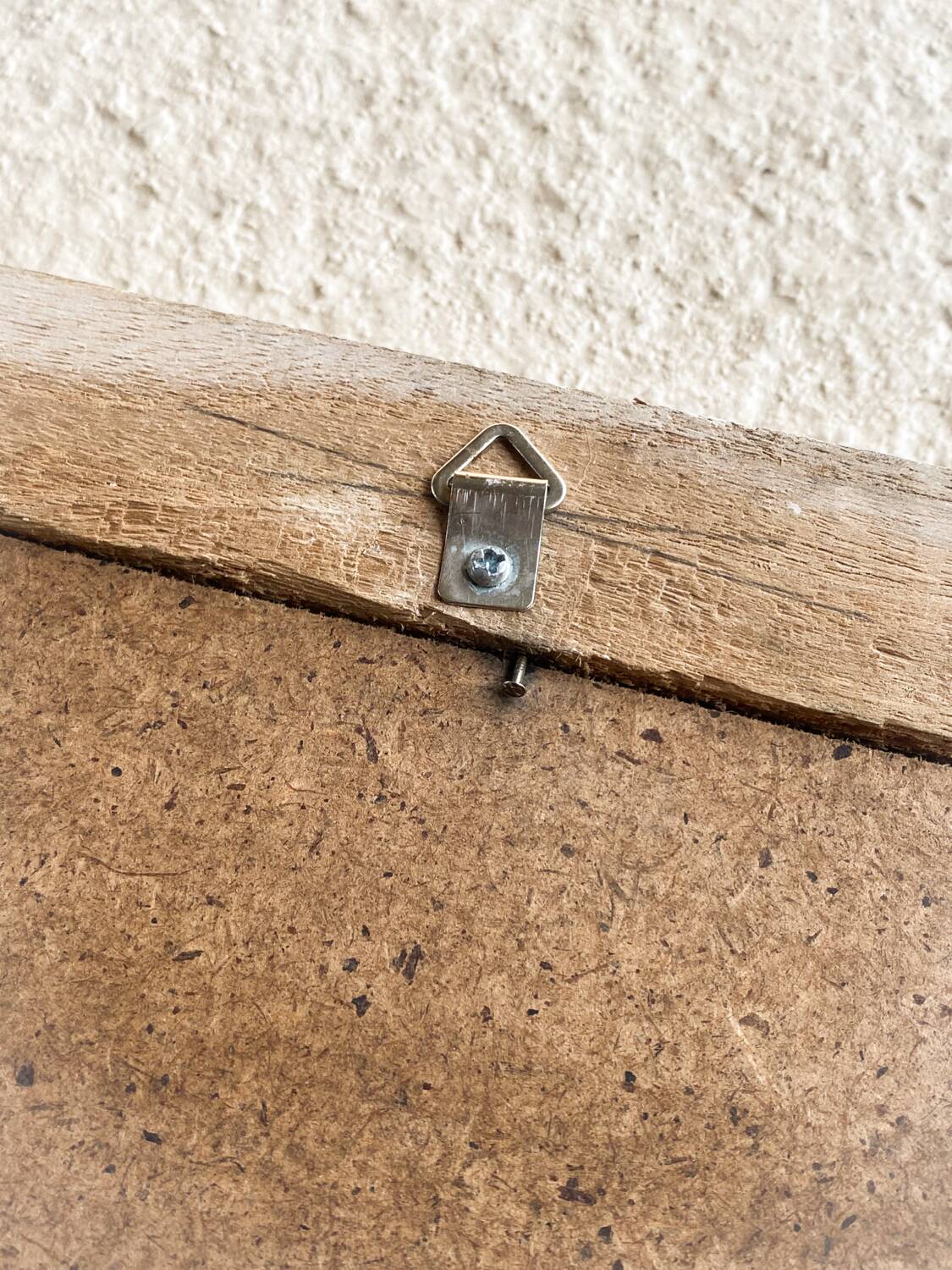 Beveled mirror in carved wood