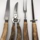Service set cutlery, ironwood and stainless steel, Solingen