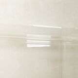 Minimalist chest of drawers from the 1980s, acrylic glass, unique piece