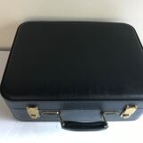 Old suitcase constellation leather black