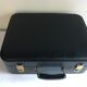 Old suitcase constellation leather black