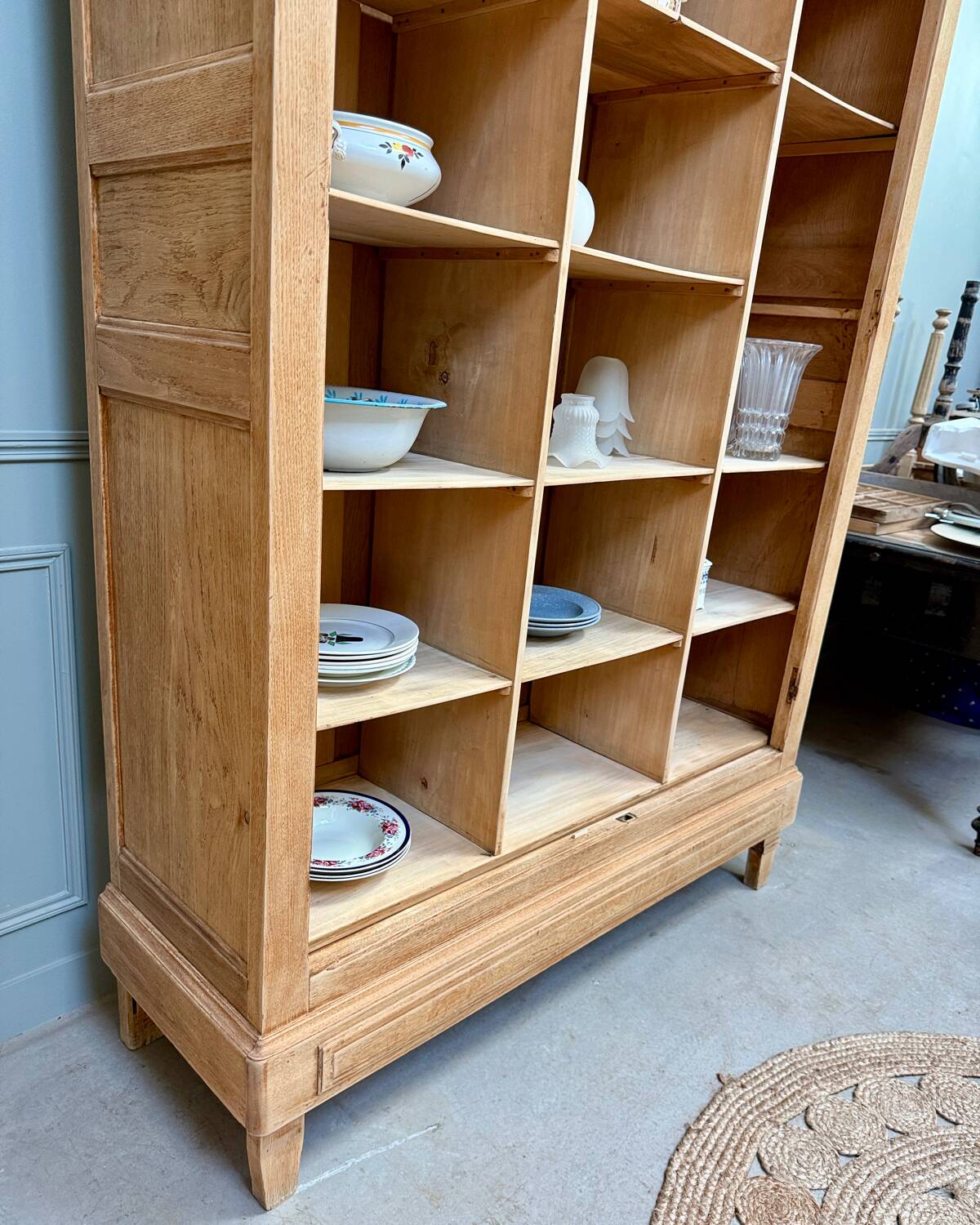 Large oak locker cabinet (renovated)