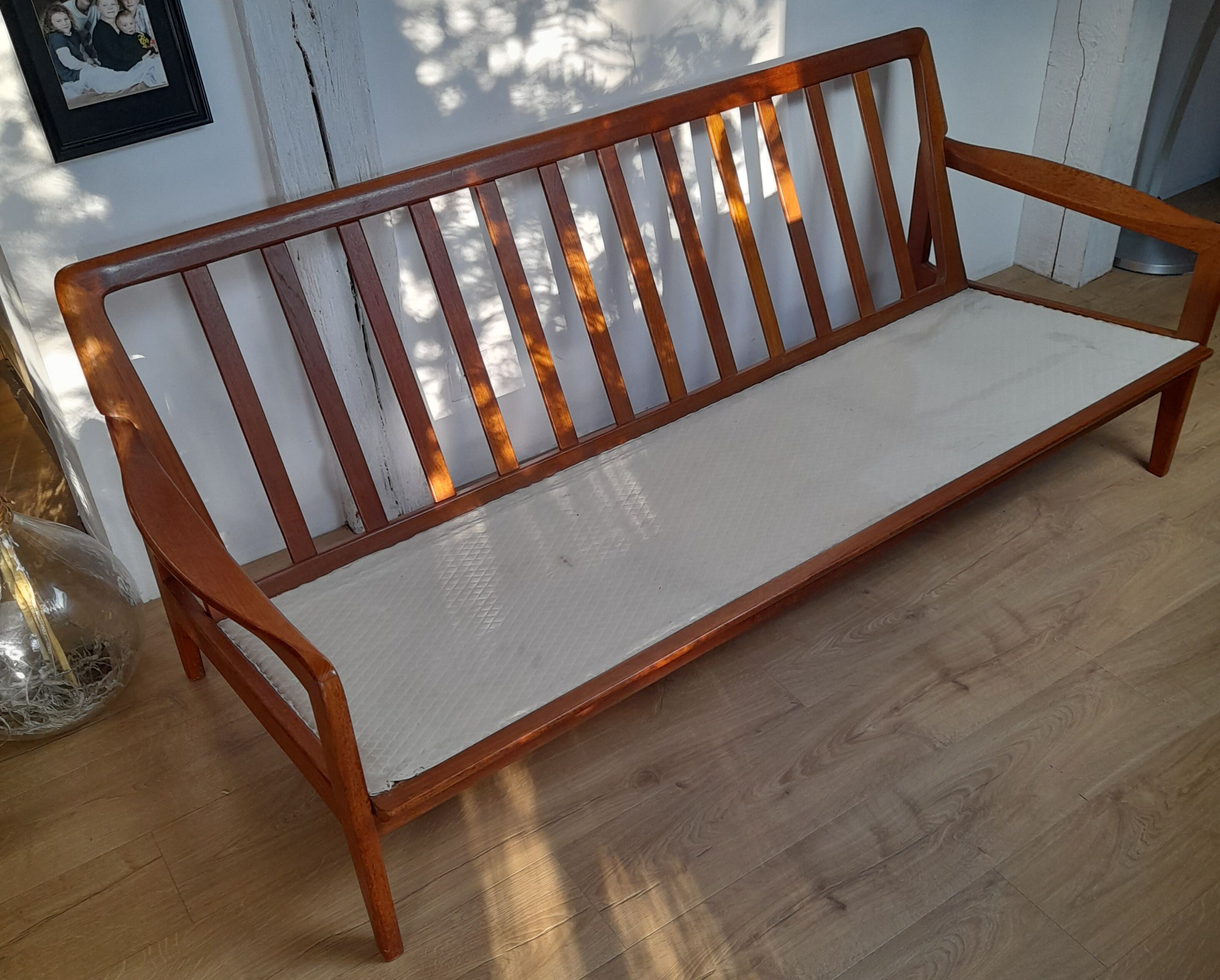 Scandinavian sofa fabric vintage buckle