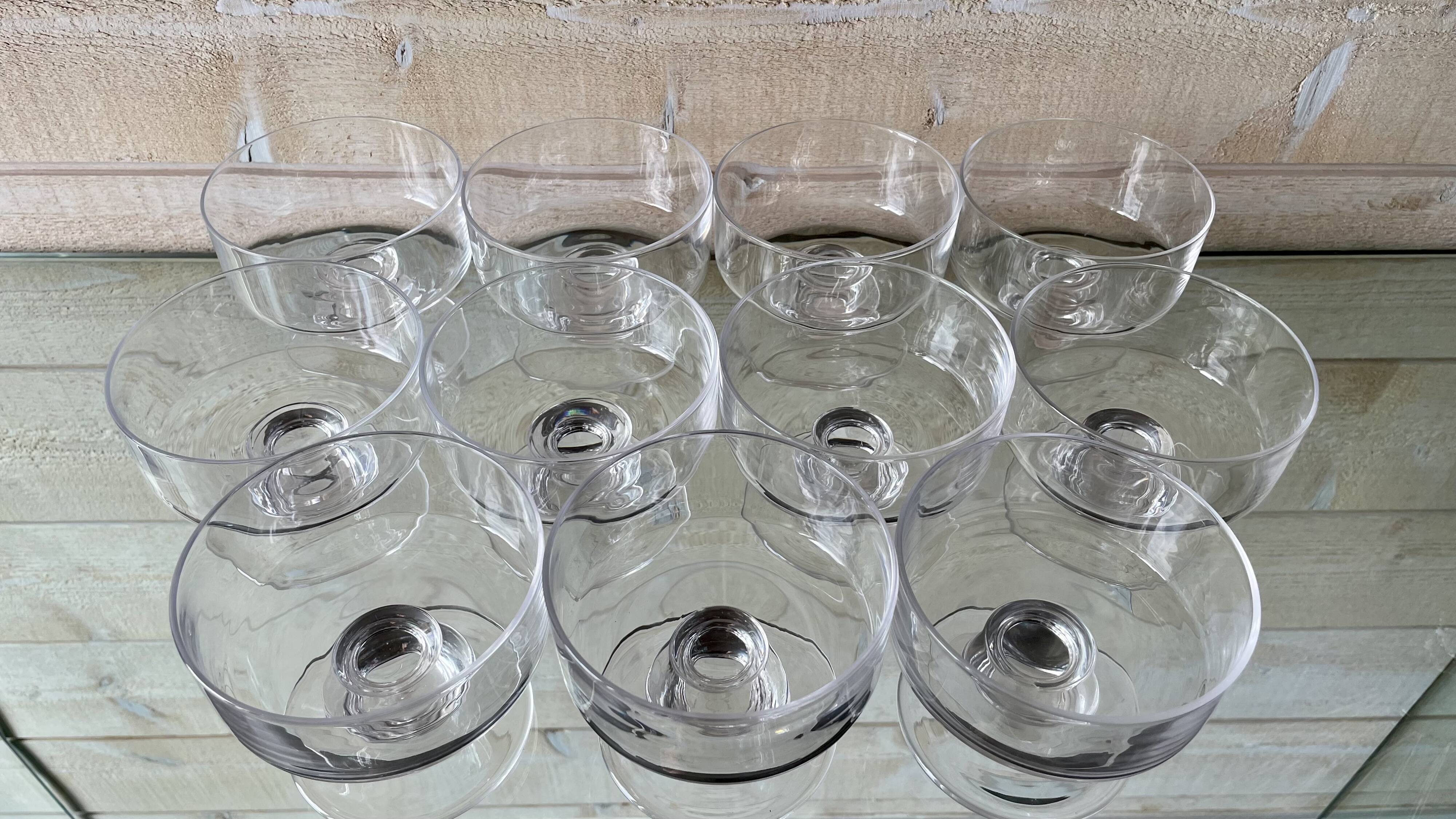 11 Bayel crystal glasses