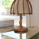 Louis Sognot rattan lamp, 1950s-60s