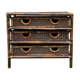 Chest of drawers made of rattan and bamboo