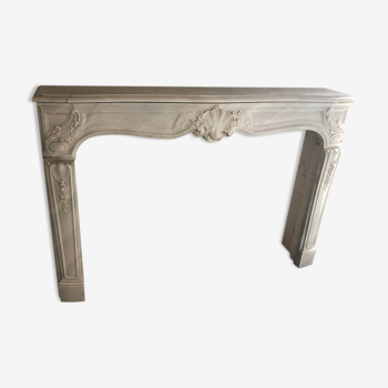 New fireplace white marble style 1850