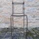 Set of handcrafted wrought iron chairs